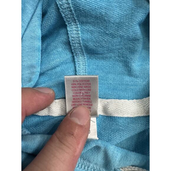 Lane Bryant Active Women’s Size 14/16 Zip Up Hooded Sweatshirt Hoodie Teal Blue - Picture 4 of 8